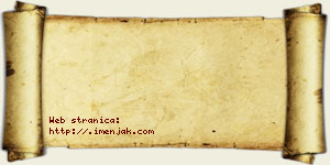 Jesenka Tasić vizit kartica